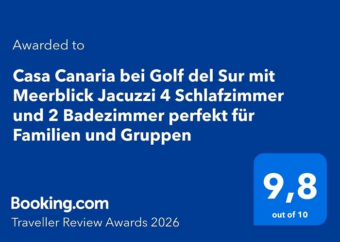 Appartement Casa Canaria Bei Golf Del Sur Mit Meerblick Jacuzzi 4 Schlafzimmer Und 2 Badezimmer Perfekt Fuer Familien Und Gruppen